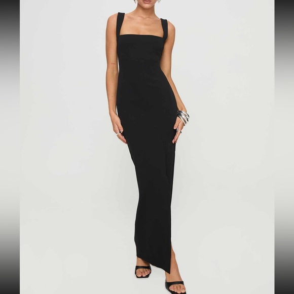 Princess Polly Bombshell Maxi Dress Black - Picture 2 of 6
